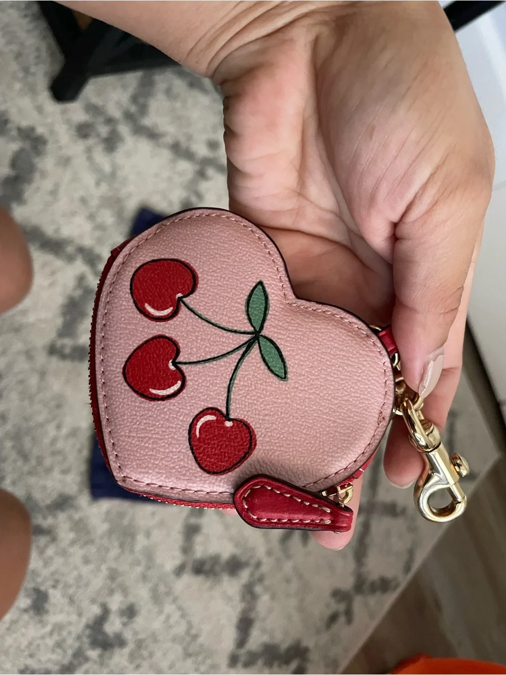 Coach heart shaped
